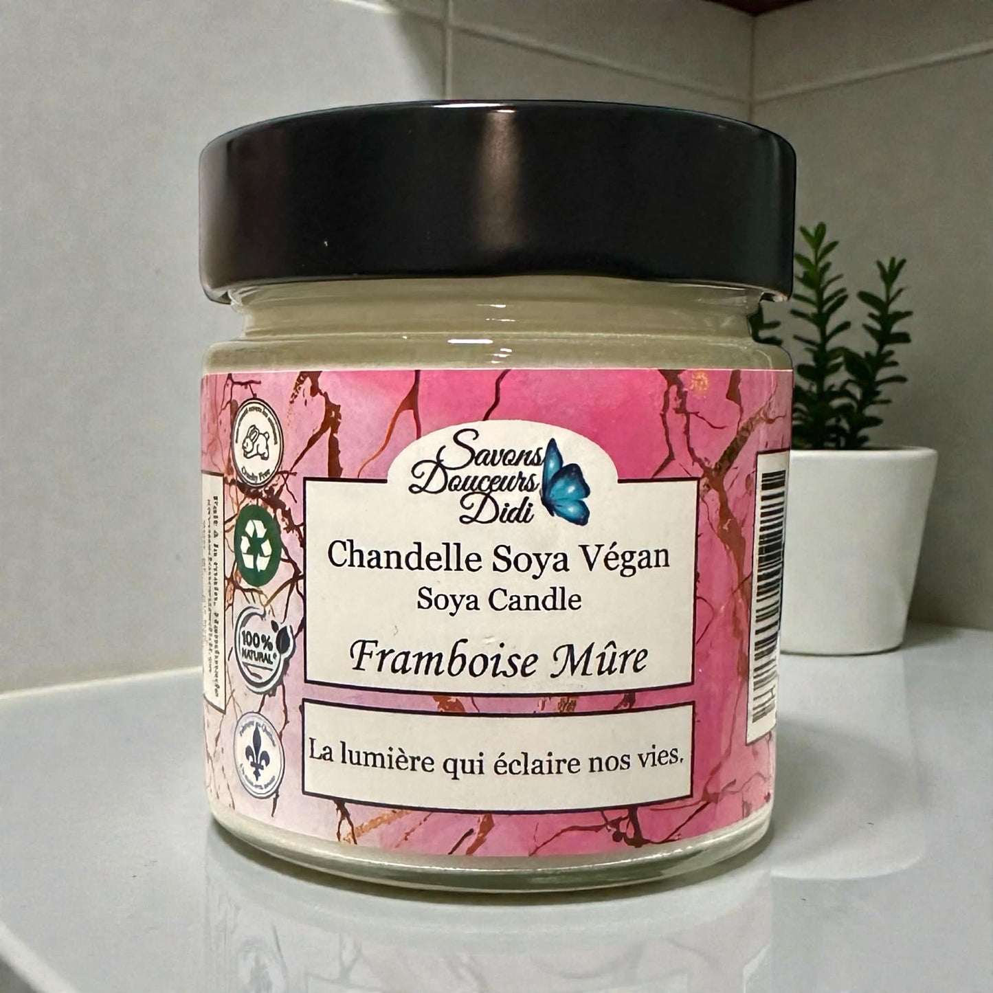 Chandelle Framboise et Mûre