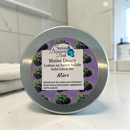 Lotion Solide pour des Mains Douces, Mûre