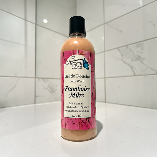 Gel de Douche Framboise et Mûre