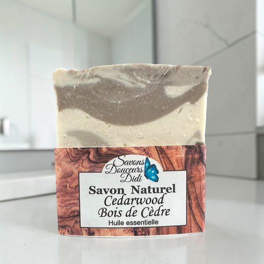Savon Naturel de Bois de Cèdre